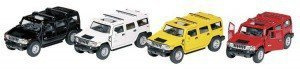 Metalowy pojazd z napędem, Hummer H2 SUV (2008), 1:40