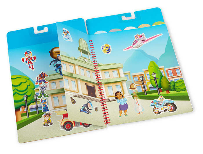 Naklejki wielorazowego użytku Psi Patrol Restickable Stickers Flip-Flap Pad – Adventure Bay Melissa & Doug