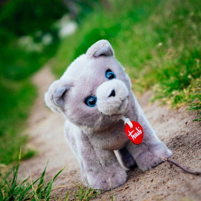 Maskotka dla dzieci Kotka szara Trudi