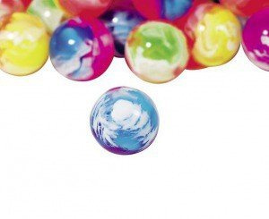 Piłeczka kauczukowa, kolorowe wzory