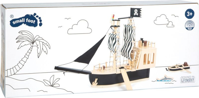 Drewniany okręt piratów Small Foot