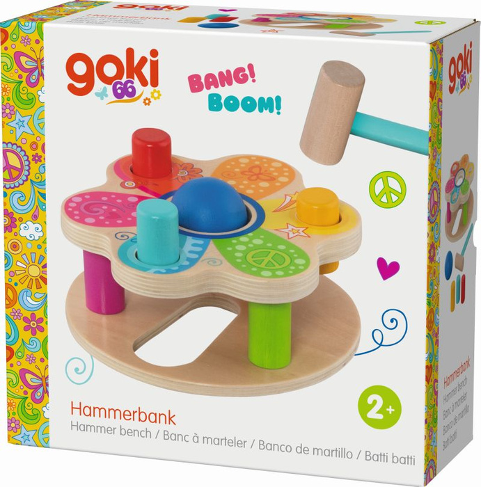 Przebijanka i sorter Hammer bench Goki nature