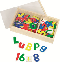 Magnetyczne litery i cyfry, 89 el.