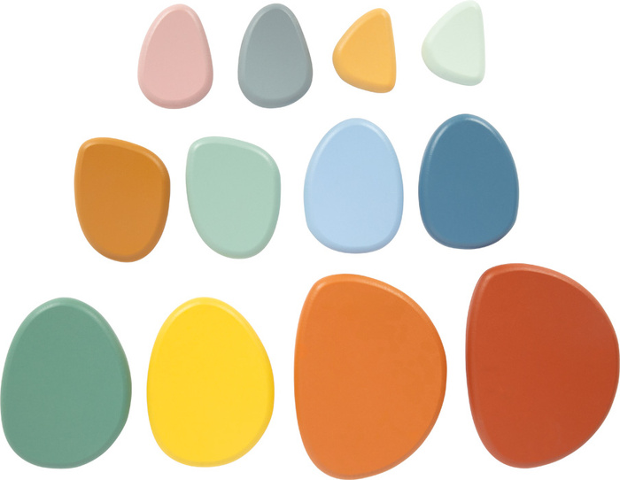 Drewniana gra zręcznościowa Wieża z kamieni Montessori River Rocks Small Foot