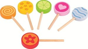 Drewniane lizaki Sama słodycz Goki