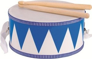 Bęben drewniany Błękitny zygzak Goki