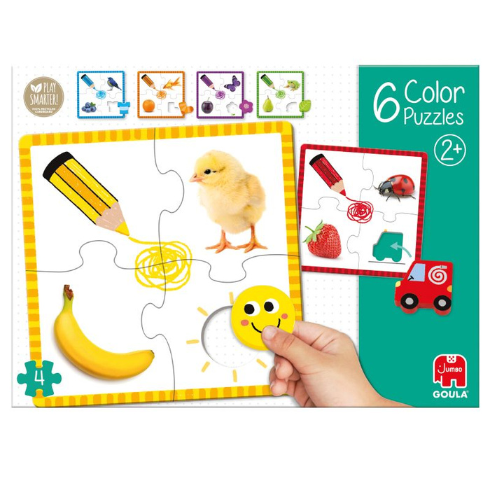 Puzzle dla dzieci Kolory Goula