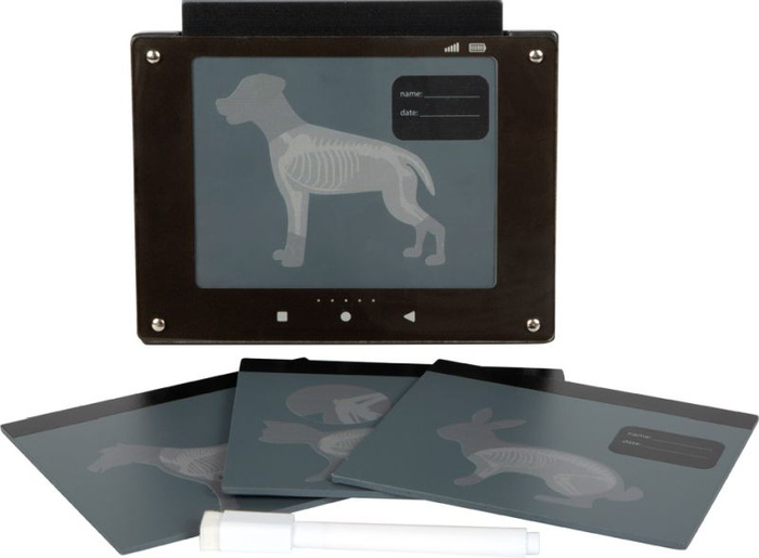 Pluszowy królik z torbą weterynarza i akcesoriami Small Foot