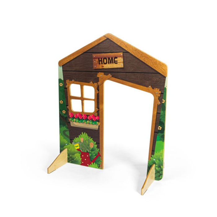 Domek drewniany element sceniczny Erzi