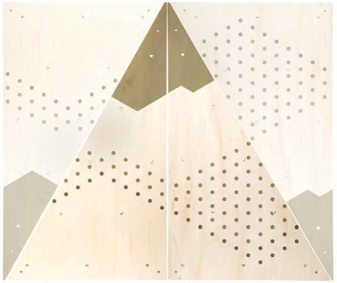 Drewniana ścianka do wspinaczki Przygoda Small Foot 