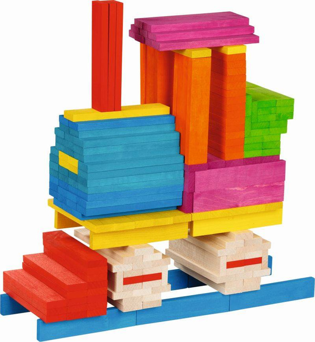 Wielokolorowe klocki konstrukcyjne Goki