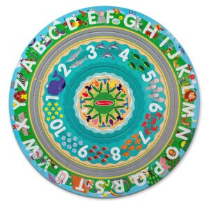 Okrągła układanka podłogowa cyfry litery 48el. Melissa & Doug