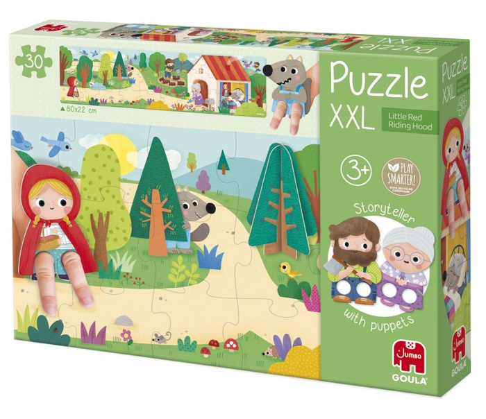 Puzzle dla dzieci XXL Czerwony kapturek Goula