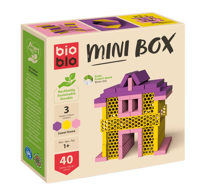 Klocki dla dzieci Słodki Domek Mini Box Bioblo 40 elementów