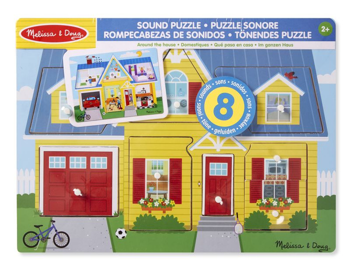 Układanka z dźwiękami wokół domu Melissa & Doug