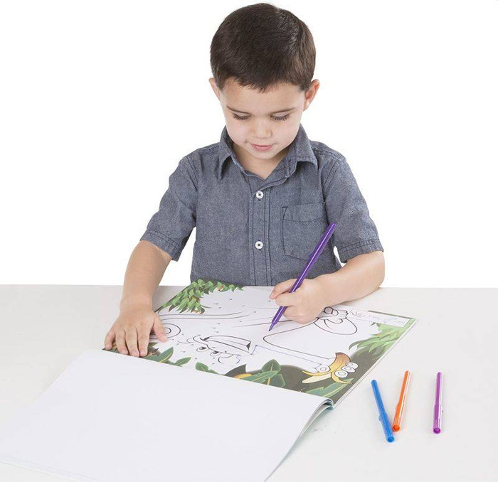 Łączenie kropek Dzikie Zwierzęta ABC 123 Melissa & Doug