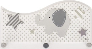 Wieszak na ubrania z drewna Trąbek 3D Goki