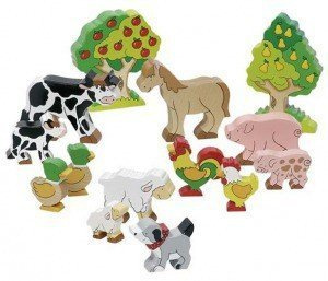 Figurki zwierząt, farma, 14 el.