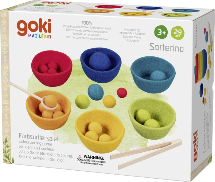 Gra w sortowanie kolorów Sorterino Goki