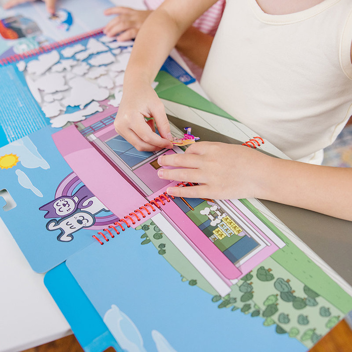 Naklejki wielokrotnego użytku Psi Patrol Puffy Sticker - Adventure Bay Melissa and Doug