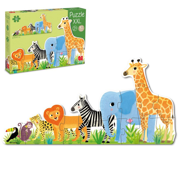 Puzzle dla dzieci XXL Dżungla Goula 