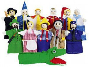 12 bajkowych pacynek na rękę