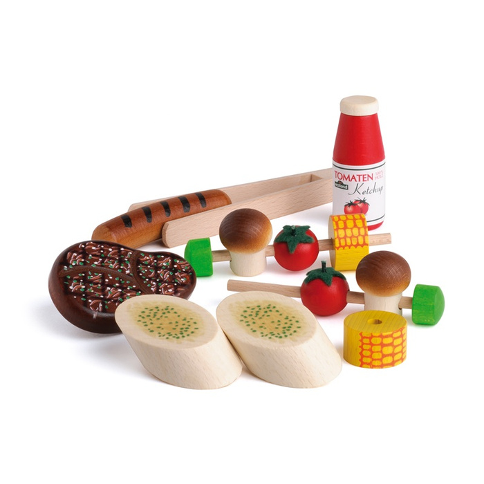 Zestaw grillowych produktów do zabawy Erzi