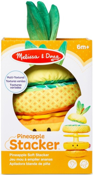 Układanka sensoryczna dla niemowląt Pineapple Soft Stacker Melissa & Doug