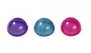 Przezroczyste, skaczące półkule, 3 wzory.