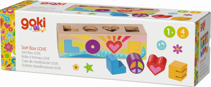 Sorter kształtów dla dzieci Love Goki