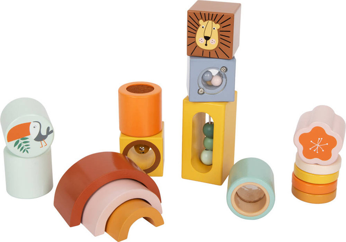 Drewniane klocki sensoryczne Odkrywcy Safari Small Foot