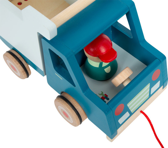 Ciężarówka wywrotka zabawkowa do ciągnięcia Small Foot