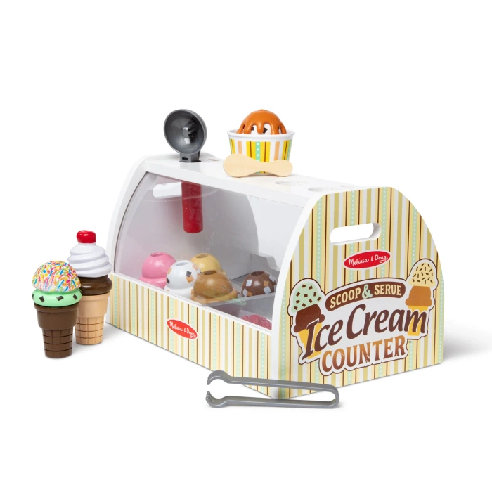Drewniana Lodziarnia Scoop & Serve 28 el  Melissa & Doug