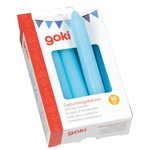 Niebieski zestaw urodzinowych świeczek