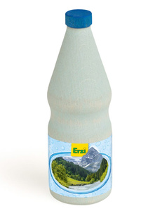 Woda mineralna w drewnianej butelce do zabawy dla dzieci Erzi