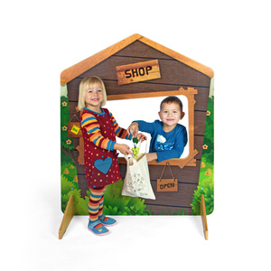 Sklep drewniany dla dzieci element sceniczny Erzi