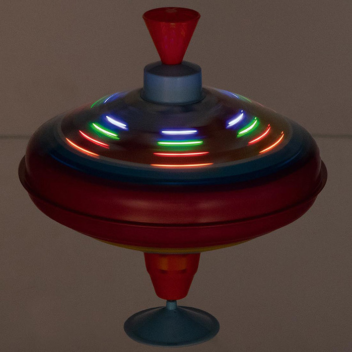  Bączek do kręcenia LED metalowy Goki