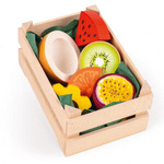 Drewniany zestaw owoców tropikalnych Erzi