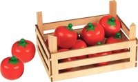 Drewniane pomidory w skrzyneczce, 51676-goki